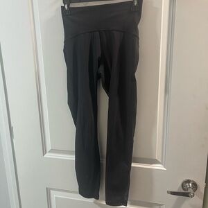 Lululemon Size 4 Black High-Waisted Leggings just Have Some Small Damage No Hole